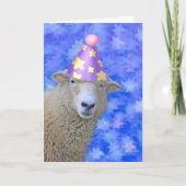 Schafe und Stars zum Geburtstag Karte (Vorderseite)