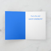 Schafe und Stars zum Geburtstag Karte (Innenseite)