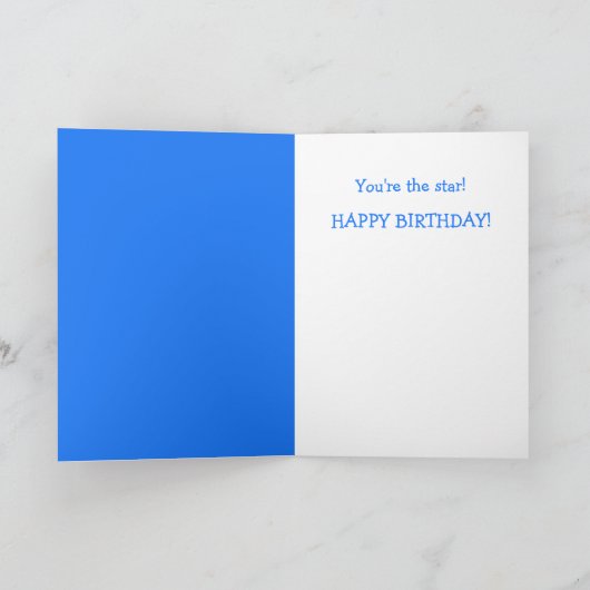 Schafe und Stars zum Geburtstag Karte (Innenseite)