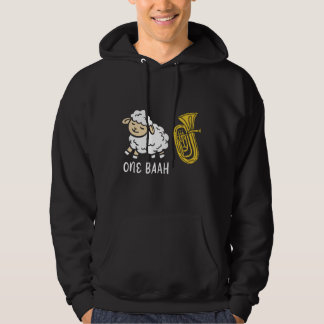 Schafe und Tuba Hoodie