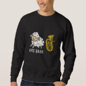 Schafe und Tuba Sweatshirt (Vorderseite)