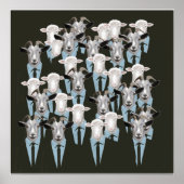 Schafe und Ziegen Poster (Vorne)