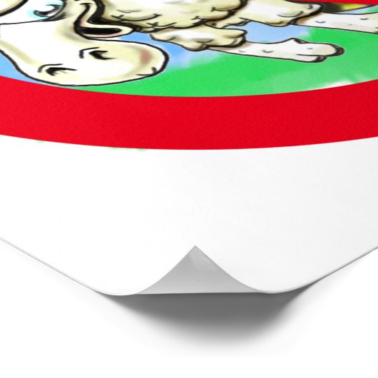 Schafe verboten poster (Ecke)