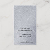 Schafe | Verziert / Gold / Glitzer Visitenkarte (Rückseite)