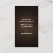 Schafe | Verziert / Gold Visitenkarte (Rückseite)