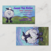 Schafe Visitenkarte (Vorne/Hinten)