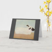 Schafe (von Milton Avery) Karte (Gelbe Blume)