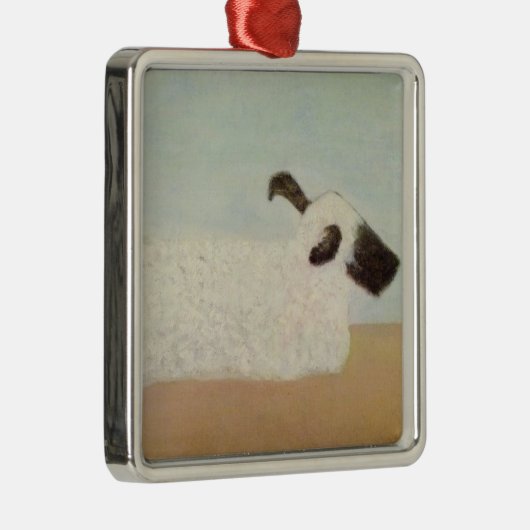 Schafe (von Milton Avery) Keramik Ornament (Rechts)