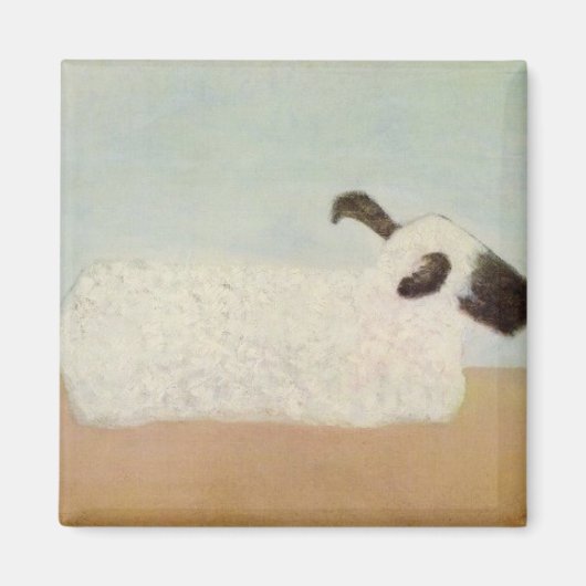 Schafe (von Milton Avery) Magnet (Vorne)