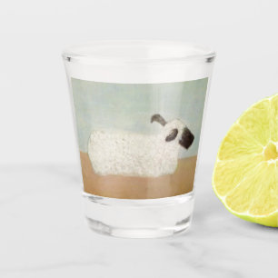 Schafe (von Milton Avery) Schnapsglas