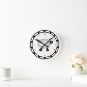 Schafe Wall-Uhr Runde Wanduhr (Zuhause)