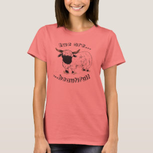 Schafe Wallis Blacknose - Mutterschaf sind schön! T-Shirt
