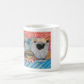 SCHAFE WALLIS BLACKNOSE trinkende Kaffeetasse (VorderseiteRechts)