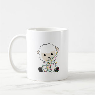 Schafe Weihnachtsschnee Wintertiere Schafe Kaffeetasse