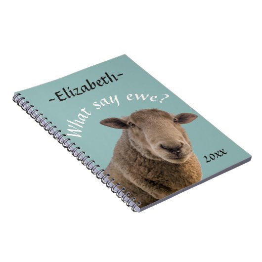 Schafe, welche Mutterschaf sagen? Personalisiert Notizblock (Rechte Seite)