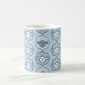 Schafe zählen - blau kaffeetasse (Mittel)