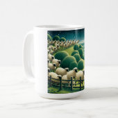Schafe zählen kaffeetasse (Vorderseite Links)