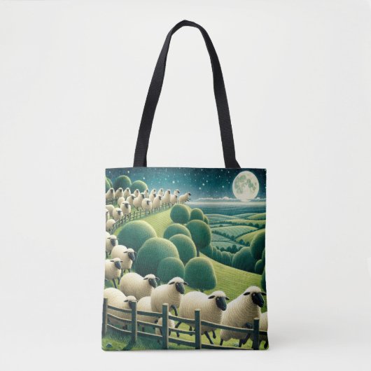 Schafe zählen tasche (Vorderseite)