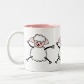 Schafe Zweifarbige Tasse (Links)