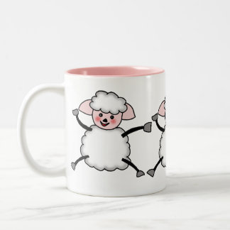 Schafe Zweifarbige Tasse