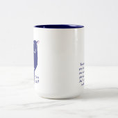 SchafeGlaube, zweifarbige Kaffee-Tasse Tasse (Mittel)