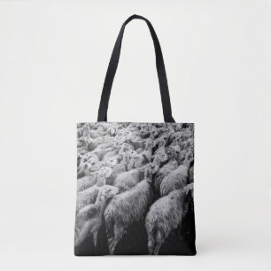 SCHAFENHERD IN GRAYSCALE-FOTO TASCHE