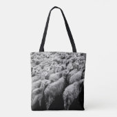 SCHAFENHERD IN GRAYSCALE-FOTO TASCHE (Rückseite)