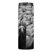 SCHAFENHERD IN GRAYSCALE-FOTO THERMOSBECHER (Rückseite)