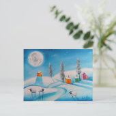 SCHAFENMUNKT POSTKARTE (Stehend Vorderseite)