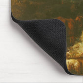 Schäfer, der eine Flöte spielt Mousepad (Ecke)