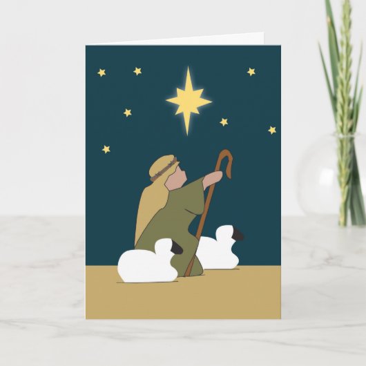 Schäfer Feiertagskarte (Vorderseite)