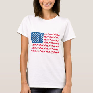 Schäfer-Flagge patriotisch T-Shirt