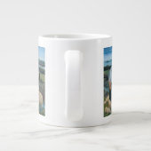 Schäfer mit Schafen in der Fluss-Landschaft Jumbo-Tasse (Rückseite)