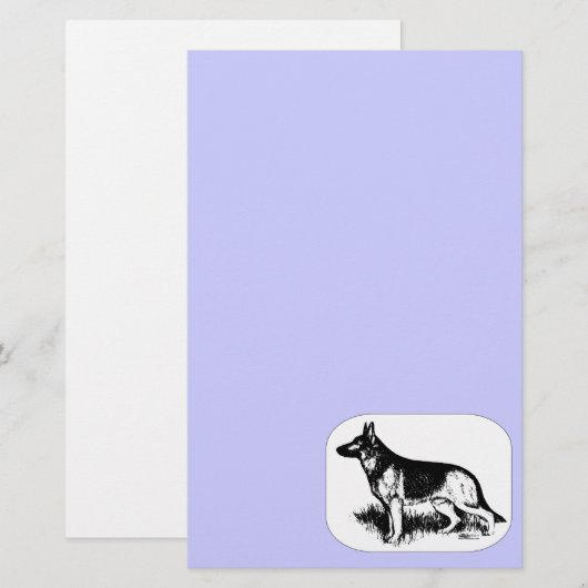 Schäfer-Profil Briefpapier (Vorne/Hinten)