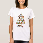Schäferbaum-Weihnachtskerze T-Shirt (Vorderseite)