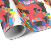 Schäferfarbe Geschenkpapier (Rolleneckpunkt)