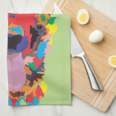 Schäferfarbe Handtuch (Viertel Falte)