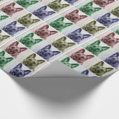 Schäferhund-Anlass-Verpackungs-Papier Geschenkpapier (Ecke)
