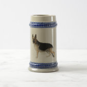 Schäferhund-Bier Stein Bierglas (Mittel)