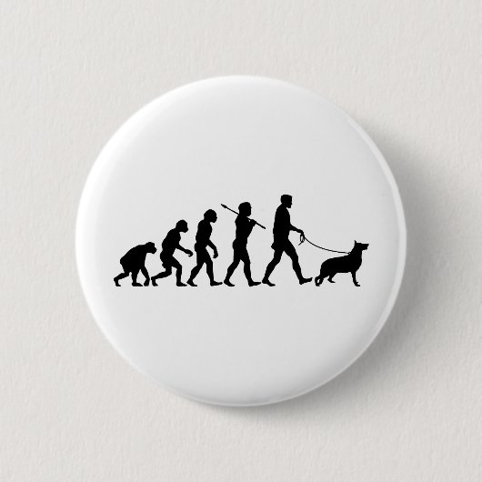 Schäferhund Button (Vorderseite)