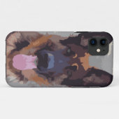Schäferhund Case-Mate iPhone Hülle (Rückseite (Horizontal))
