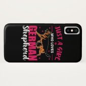 Schäferhund Case-Mate iPhone Hülle (Rückseite (Horizontal))