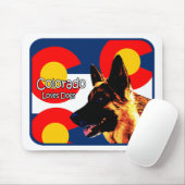 Schäferhund Colorados Mousepad (Mit Mouse)