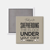 Schäferhund der Flock Tan Magnet (Vorderseite/Rückseite)