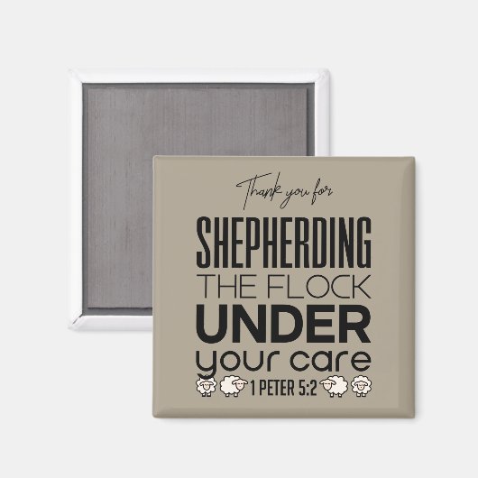 Schäferhund der Flock Tan Magnet (Vorderseite/Rückseite)