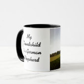 Schäferhund-Enkelkind-Tasse Tasse (Vorderseite Links)