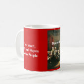 Schäferhund-Erklärungs-Tasse Kaffeetasse (Vorderseite Links)