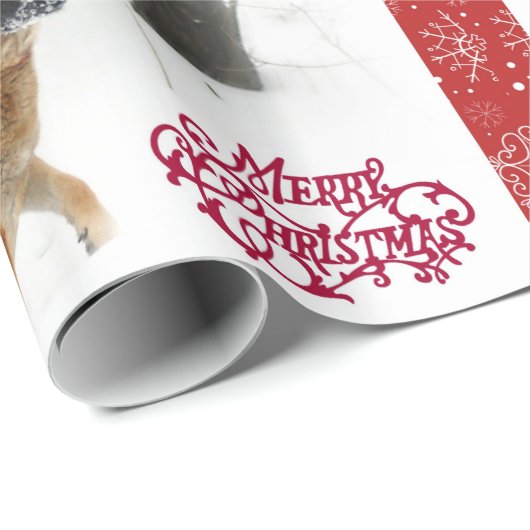 Schäferhund-Feiertags-Packpapier Geschenkpapier (Rolleneckpunkt)
