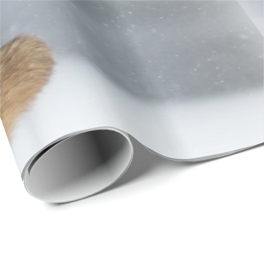 Schäferhund-Feiertags-Packpapier Geschenkpapier (Rolleneckpunkt)