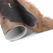 Schäferhund-Feiertags-Packpapier Geschenkpapier (Rolleneckpunkt)